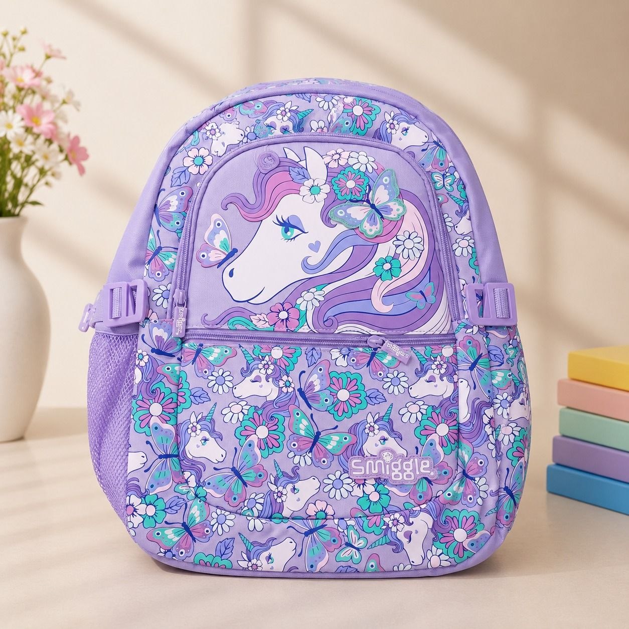 White Unicorn Style Back Pack