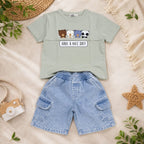 Boys' Have A Nice Day Printed Set