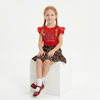 Girls'  Believe T-Shirt & Skirt set