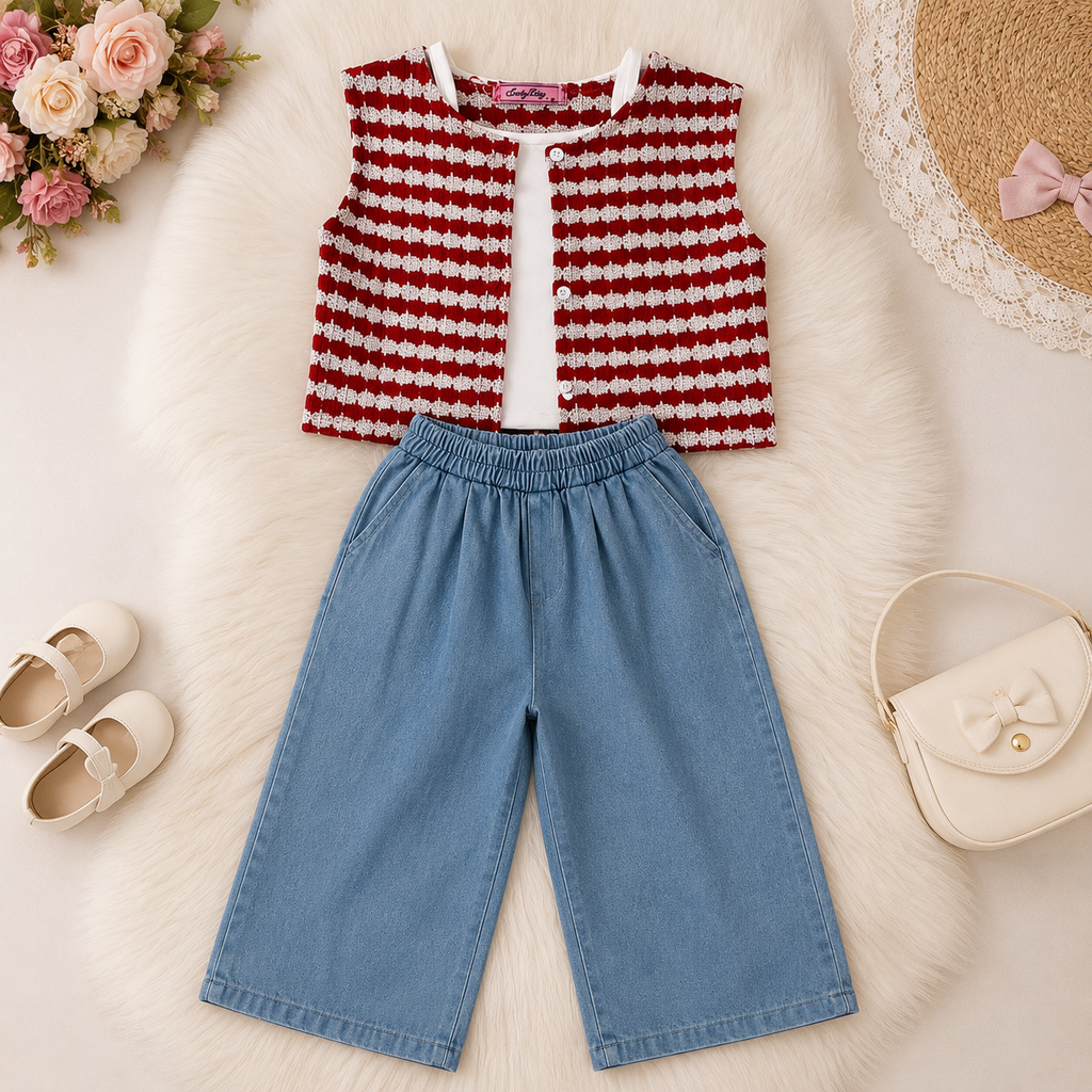 Girls' Chic girls' 3-piece summer set