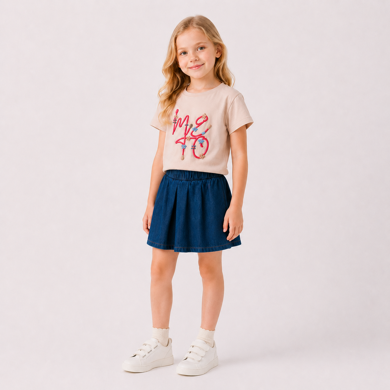 Girls' Me To T-Shirt & Skirt set