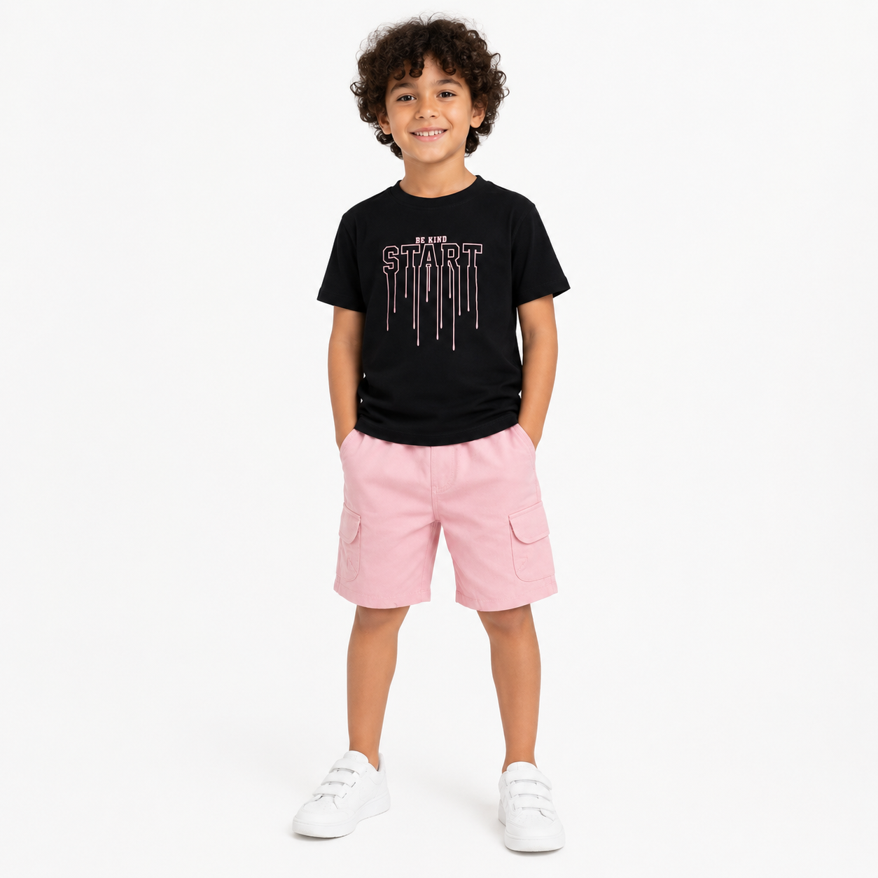 Boys' 2-Piece Soft T-shirt and shorts set