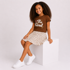 Girls' Be kind T-Shirt & Skirt Set