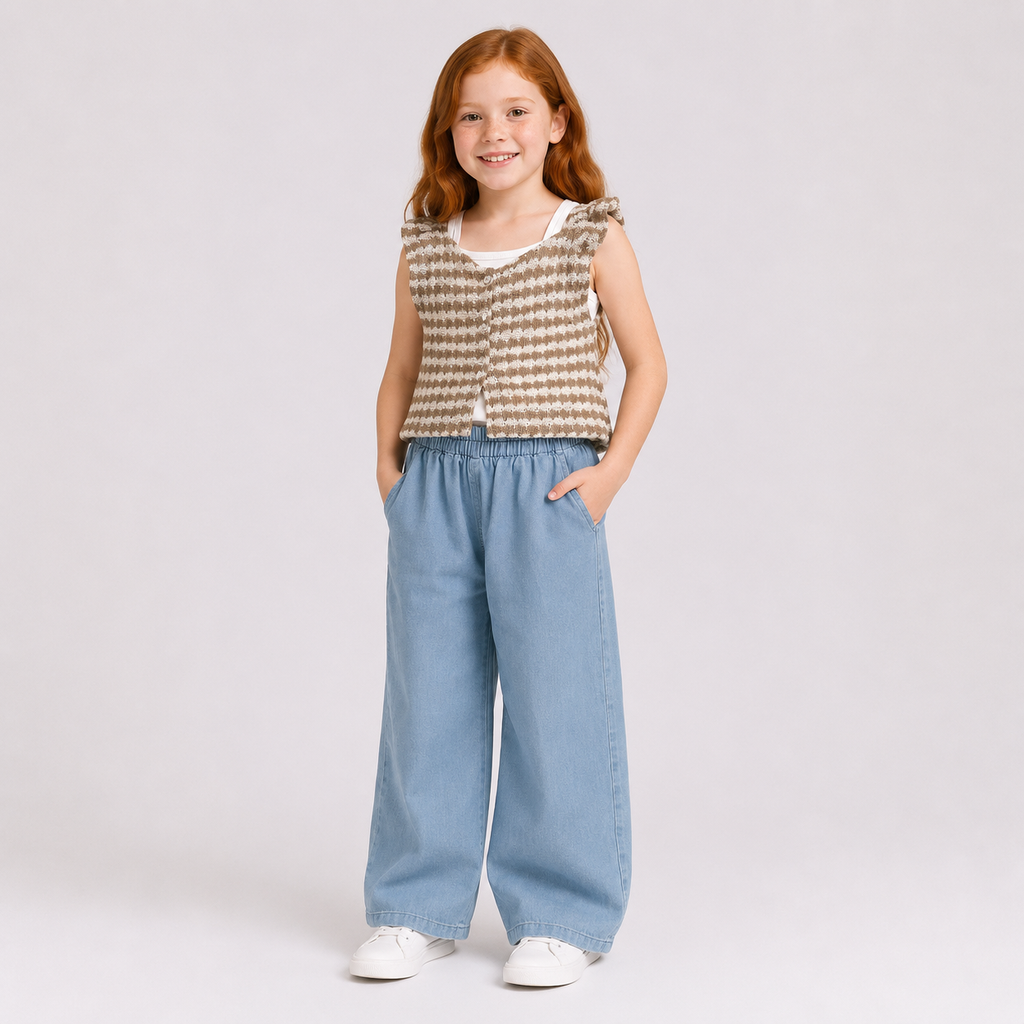 Girls' Casual 3-piece skirt Set