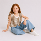Girls' Casual 3-piece skirt Set