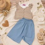 Girls' Casual 3-piece skirt Set
