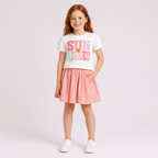 Girls' Sun Kissed Shorts-sleeve 2-piece set