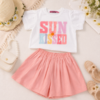 Girls' Sun Kissed Shorts-sleeve 2-piece set