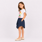 Girls' Bright T-Shirt & Skirt Set
