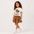 Girls' Wonderful T-Shirt & Skirt set