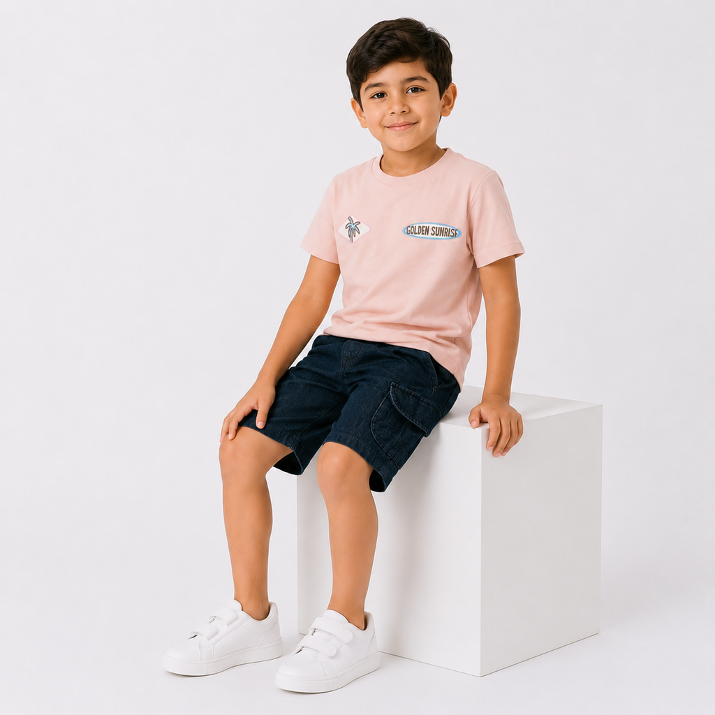 Boys' Everyday Cargo T-Shirt & Shorts set