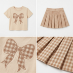 Girls' Checkered Style Set