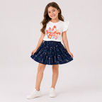 Girls' Summer Fun T-Shirt & Skirt set