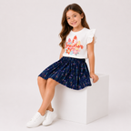 Girls' Summer Fun T-Shirt & Skirt set