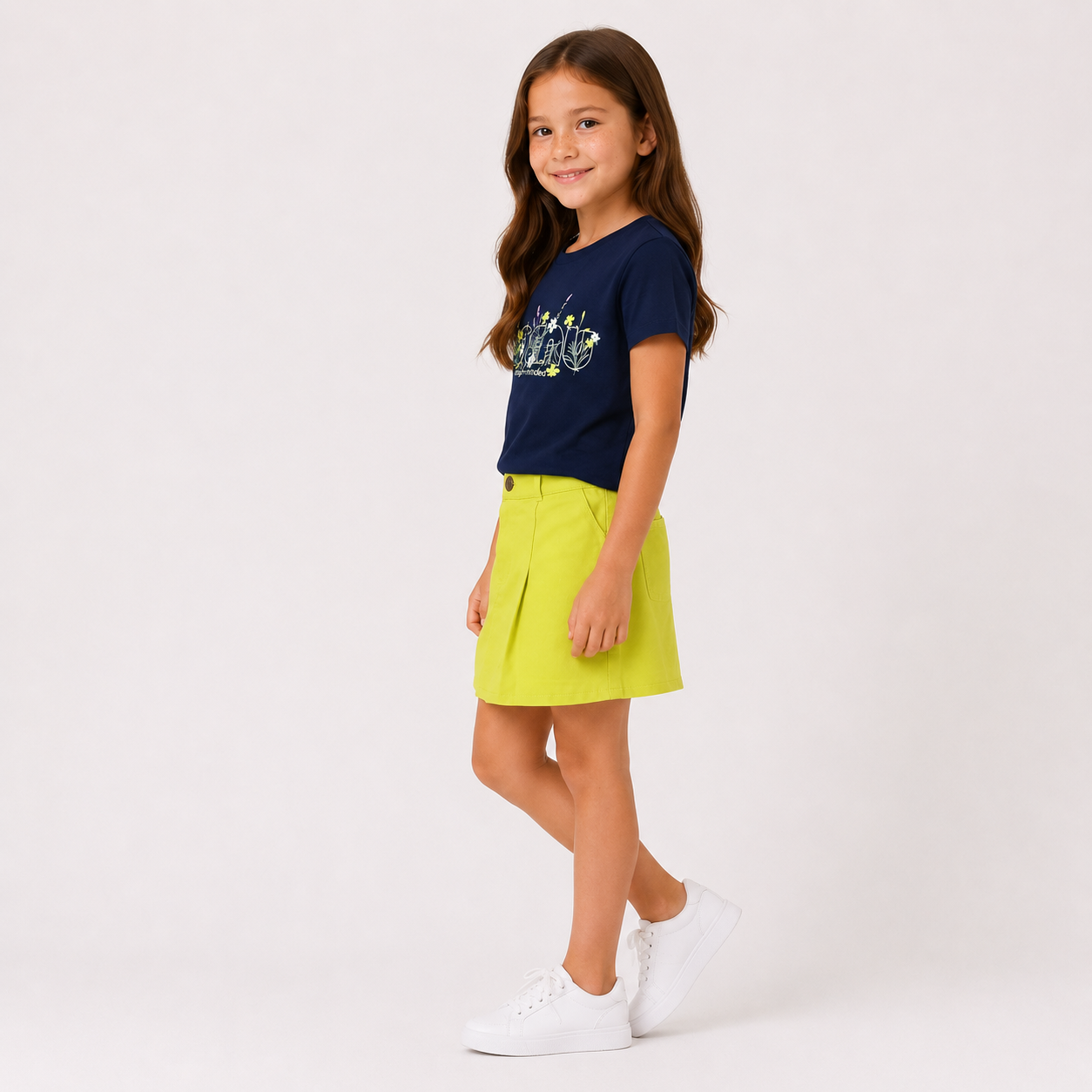 Girls' 2- Piece T-shirt and Skirt set