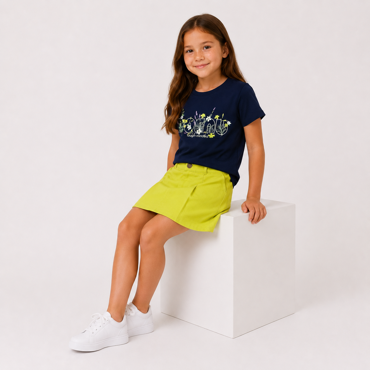Girls' 2- Piece T-shirt and Skirt set