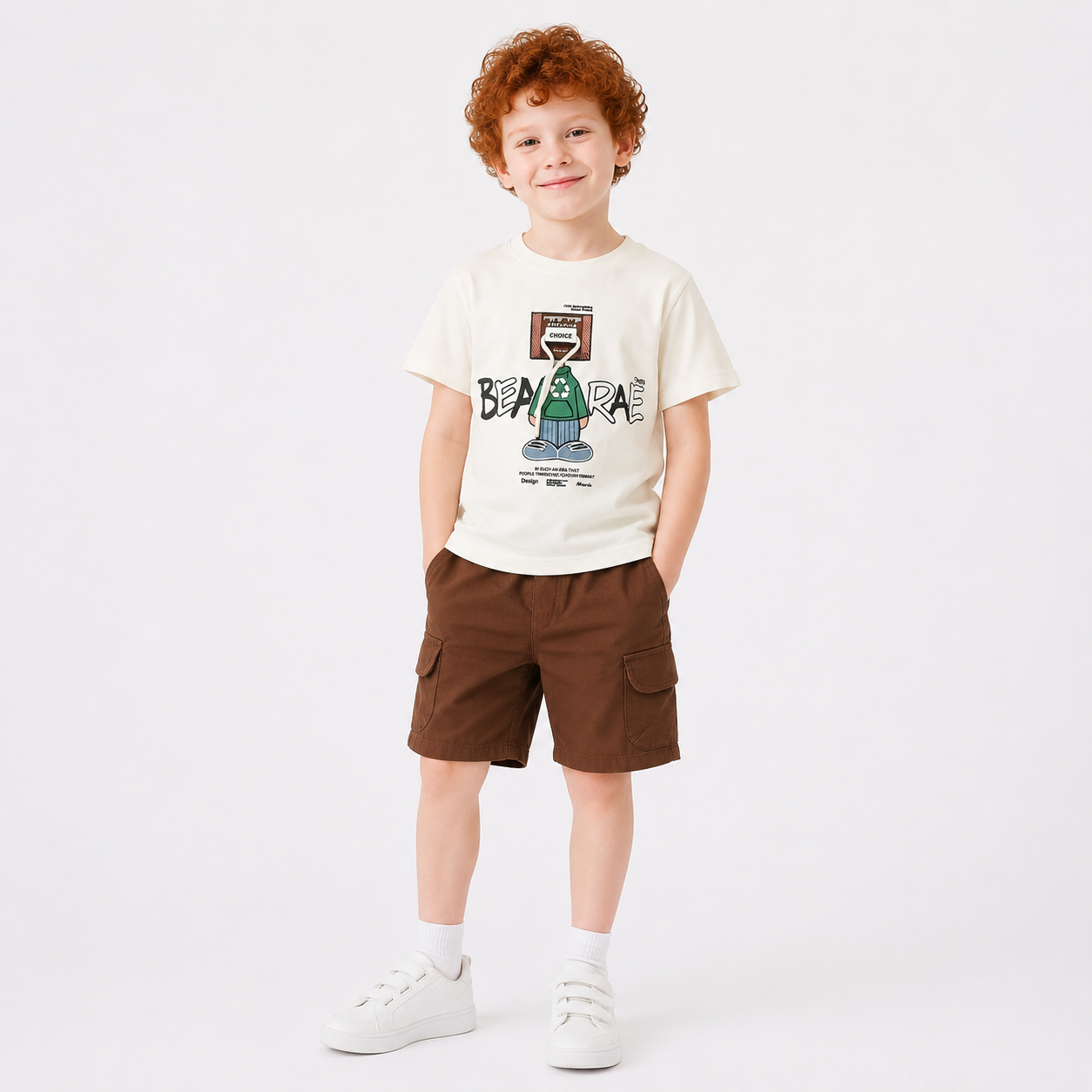 Boys' Bearae T-Shirt & Shorts set