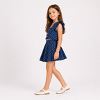 Girls" Hearts Top & Skirt Set