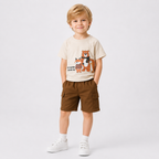 Boys' Cozy Bear T-Shirt & Shorts set