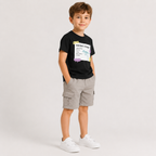 Boys' Dinosaur Print T-Shirt & Shorts Set