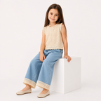 Girls' Boho-chic style T-Shirt & Skirt Set
