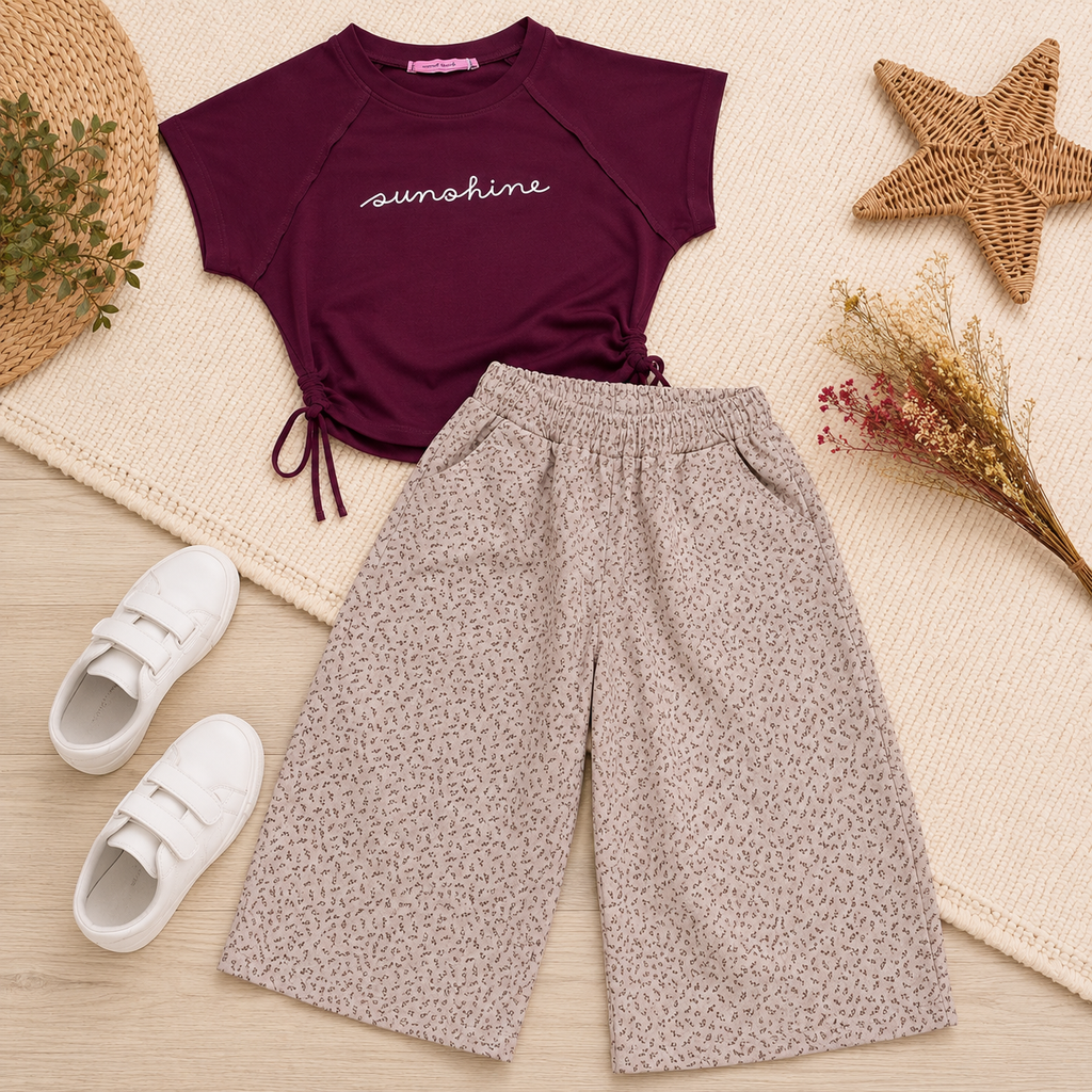 Girls' Top & Pants Casual set