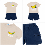 Boys' Banana Print  2-piece set