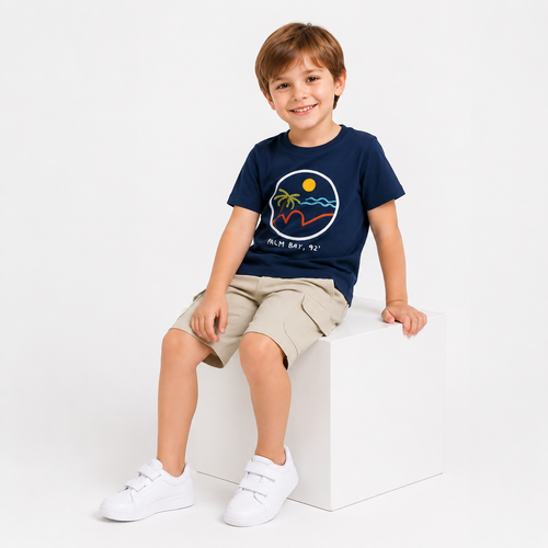 Boys'  Miami Bay Print 2-piece set.