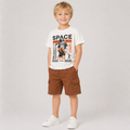 Boys' Space Print T-Shirt & Shorts Set