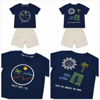 Boys'  Miami Bay Print 2-piece set.