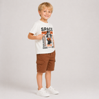 Boys' Space Print T-Shirt & Shorts Set