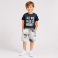 Boys' 2-Piece Soft T-shirt and shorts for play