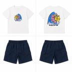 Boys' Funny Shirk Print 2-piece set