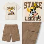 Boys' State League T-Shirt & Shorts Set