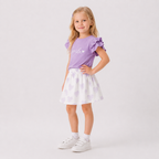 Girls' Fmile T-Shirt & Skirt set
