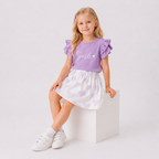 Girls' Fmile T-Shirt & Skirt set