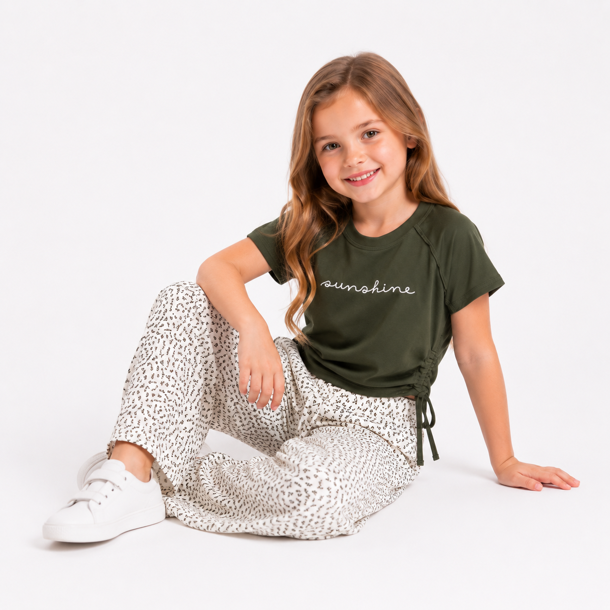 Girls' Casual comfy pants set