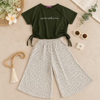 Girls' Casual comfy pants set