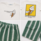 Boys' Ice Cream Print T-Shirt & Shorts Set