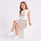 Girls" Every Day T-Shirt &Skirt Set