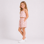 Girls' Cute strawberry skirt 2-piece set
