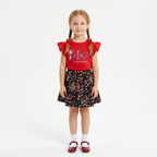 Girls'  Believe T-Shirt & Skirt set