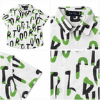 Boys' Colorful Alphabet Print shirt