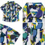 Boys' Cool shirt with parrot prints