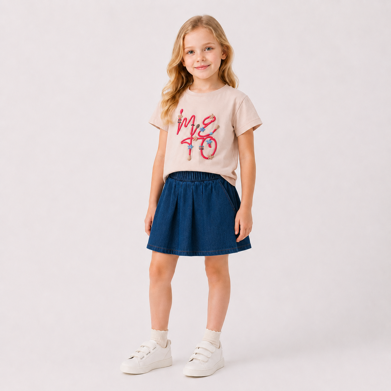 Girls' Me To T-Shirt & Skirt set