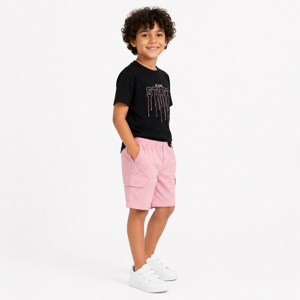 Boys' 2-Piece Soft T-shirt and shorts set