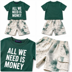 Boys' All we need is money printed set