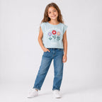 Girls' Flower Market Printed T-Shirt