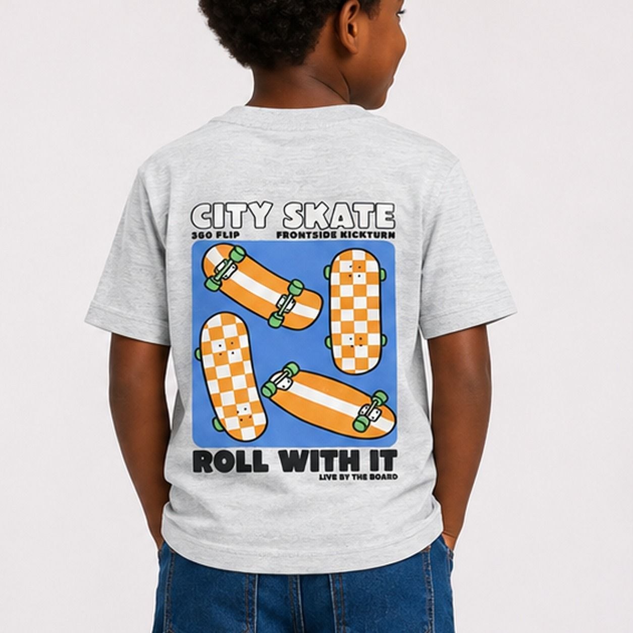 Boys' City Skate Printed T-Shirt