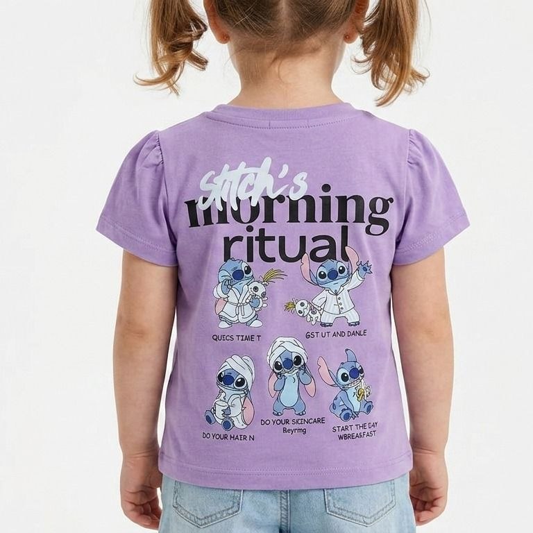 Girls' Morning Stitch Printed T-Shirt